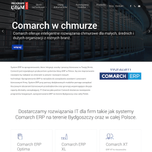 Comarch projekt strony www
